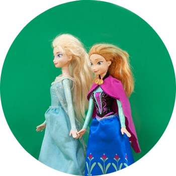 Frozen-nuket Elsa ja Anna